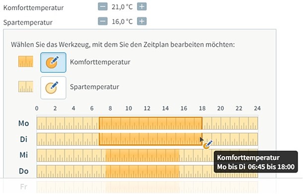 Smart Home: Heizungssteuerung über Weboberfläche